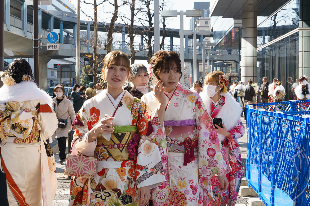 成人式、Japan, Grownup Ceremony, Kimono, Furisode, 